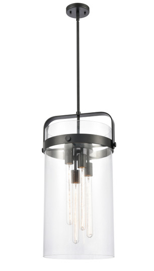 Downtown Urban LED Pendant in Matte Black (405|413-4S-BK-12CL-LED)