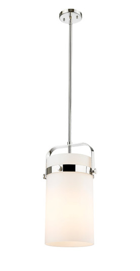 Downtown Urban LED Pendant in Polished Nickel (405|413-1SM-PN-G413-1S-8WH)