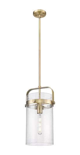 Downtown Urban One Light Mini Pendant in Brushed Brass (405|413-1SM-BB-G413-1S-8SDY)