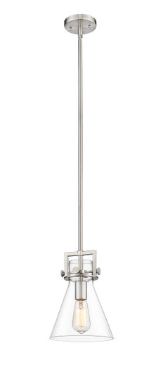Downtown Urban One Light Mini Pendant in Satin Nickel (405|411-1SS-SN-G411-8CL)