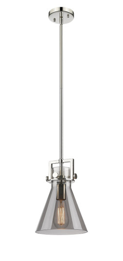 Downtown Urban One Light Mini Pendant in Polished Nickel (405|411-1SS-PN-G411-8SM)