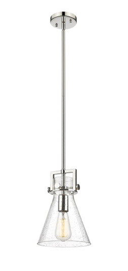 Downtown Urban One Light Mini Pendant in Polished Nickel (405|411-1SS-PN-G411-8SDY)