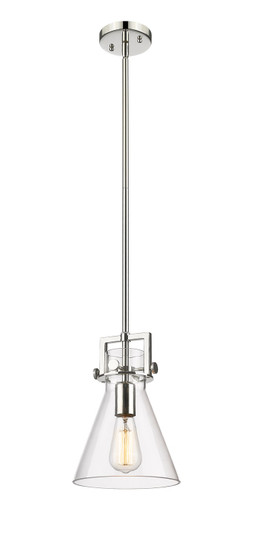 Downtown Urban One Light Pendant in Polished Nickel (405|411-1SS-PN-G411-8CL)