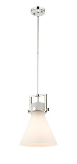 Downtown Urban One Light Mini Pendant in Polished Nickel (405|411-1SM-PN-G411-10WH)