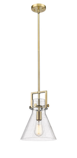 Downtown Urban One Light Mini Pendant in Brushed Brass (405|411-1SM-BB-G411-10SDY)