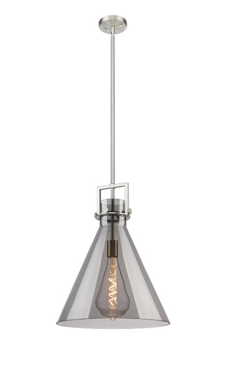 Downtown Urban One Light Pendant in Brushed Satin Nickel (405|411-1SL-SN-G411-16SM)