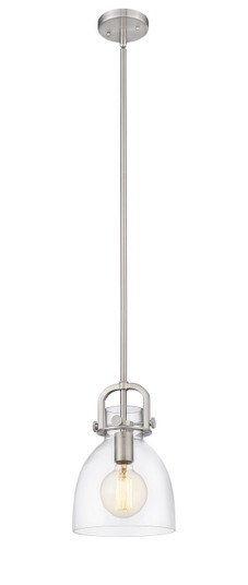 Downtown Urban One Light Mini Pendant in Satin Nickel (405|410-1SS-SN-G412-8CL)
