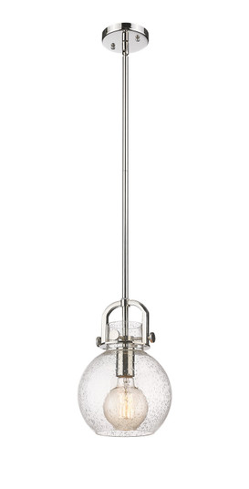 Downtown Urban One Light Mini Pendant in Polished Nickel (405|410-1SS-PN-G410-8SDY)