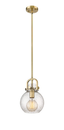 Downtown Urban One Light Mini Pendant in Brushed Brass (405|410-1SS-BB-G410-8SDY)