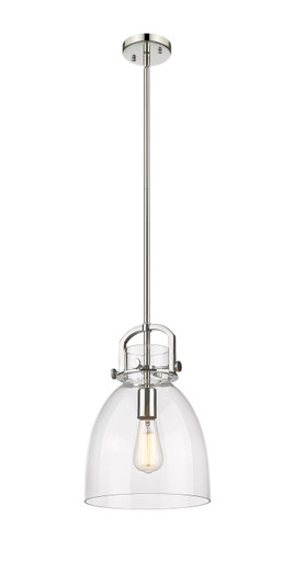 Downtown Urban One Light Mini Pendant in Polished Nickel (405|410-1SM-PN-G412-10CL)