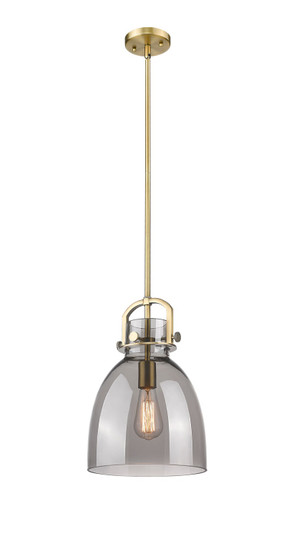 Downtown Urban One Light Mini Pendant in Brushed Brass (405|410-1SM-BB-G412-10SM)
