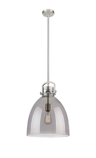 Downtown Urban One Light Pendant in Satin Nickel (405|410-1SL-SN-G412-14SM)