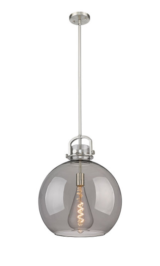 Downtown Urban One Light Pendant in Satin Nickel (405|410-1SL-SN-G410-16SM)