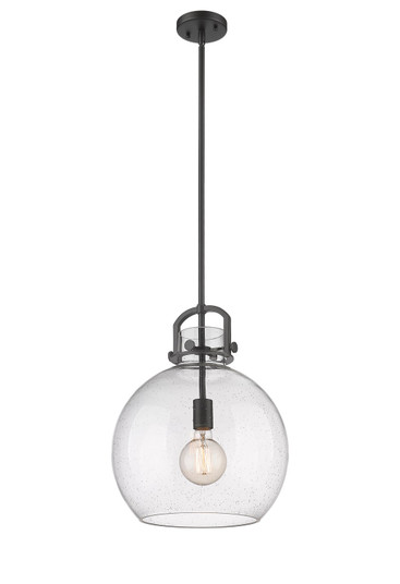 Downtown Urban One Light Pendant in Matte Black (405|410-1SL-BK-G410-14SDY)