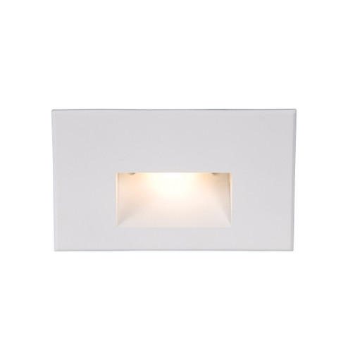 Led100 LED Step and Wall Light in White on Aluminum (34|WL-LED100F-C-WT)