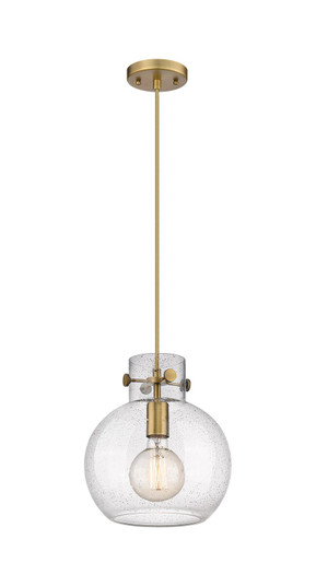 Downtown Urban One Light Mini Pendant in Brushed Brass (405|410-1PM-BB-G410-10SDY)