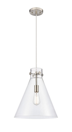 Downtown Urban One Light Pendant in Polished Nickel (405|410-1PL-PN-G411-14CL)
