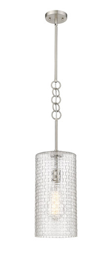 Downtown Urban One Light Mini Pendant in Brushed Satin Nickel (405|380-1S-SN-G380-8CL)