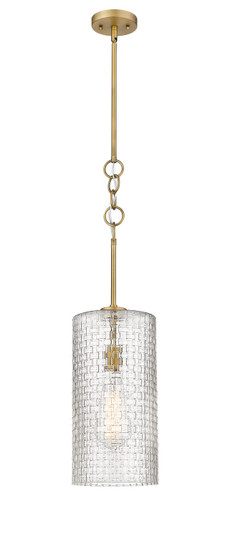 Wexford LED Mini Pendant in Brushed Brass (405|380-1S-BB-G380-8CL-BB-95-LED)