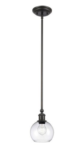 Ballston One Light Mini Pendant in Matte Black (405|341-1S-BK-G122-6)