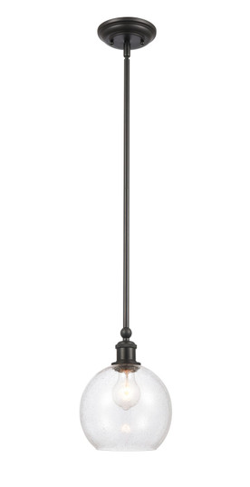 Ballston One Light Mini Pendant in Matte Black (405|341-1S-BK-G121-8)