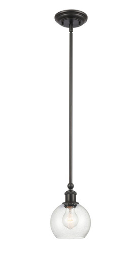 Ballston One Light Mini Pendant in Matte Black (405|341-1S-BK-G121-6)