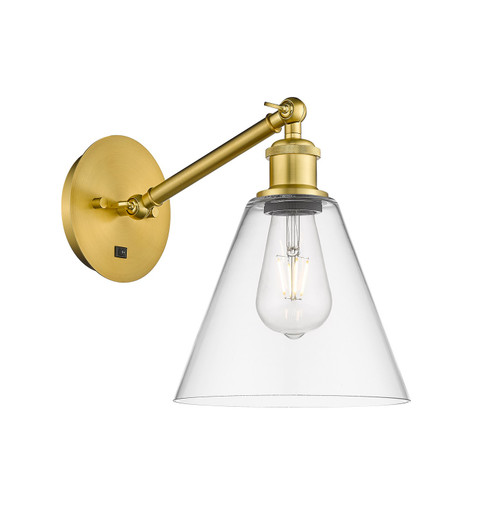 Ballston One Light Wall Sconce in Satin Gold (405|317-1W-SG-GBC-82)