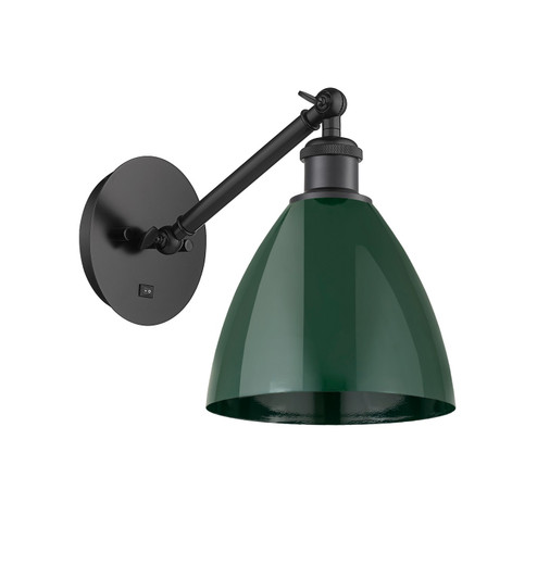 Ballston One Light Wall Sconce in Matte Black (405|317-1W-BK-MBD-75-GR)