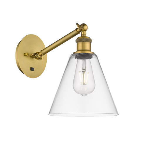 Ballston LED Wall Sconce in Brushed Brass (405|317-1W-BB-GBC-82-LED)