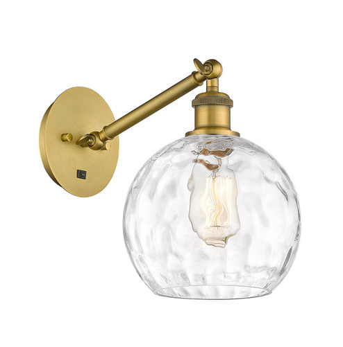 Ballston One Light Wall Sconce in Brushed Brass (405|317-1W-BB-G1215-8)