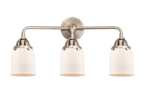 Nouveau 2 Three Light Bath Vanity in Brushed Satin Nickel (405|288-3W-SN-G51)