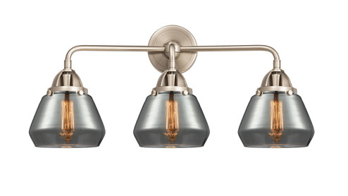 Nouveau 2 Three Light Bath Vanity in Brushed Satin Nickel (405|288-3W-SN-G173)
