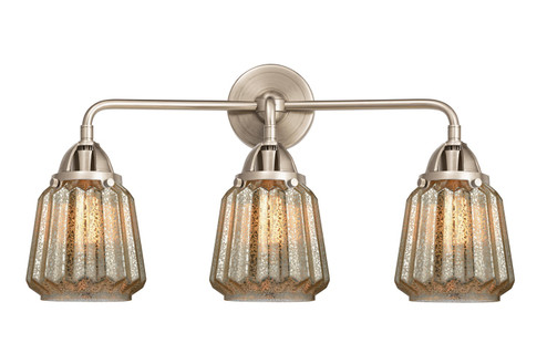 Nouveau 2 LED Bath Vanity in Brushed Satin Nickel (405|288-3W-SN-G146-LED)