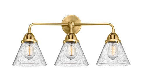 Nouveau 2 LED Bath Vanity in Satin Gold (405|288-3W-SG-G44-LED)
