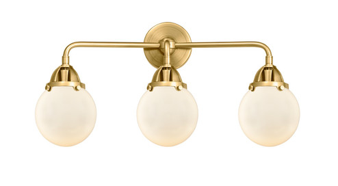 Nouveau 2 Three Light Bath Vanity in Satin Gold (405|288-3W-SG-G201-6)