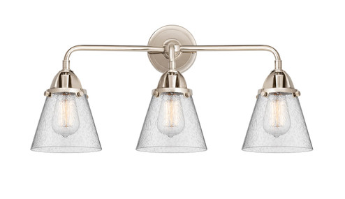 Nouveau 2 Three Light Bath Vanity in Polished Nickel (405|288-3W-PN-G64)
