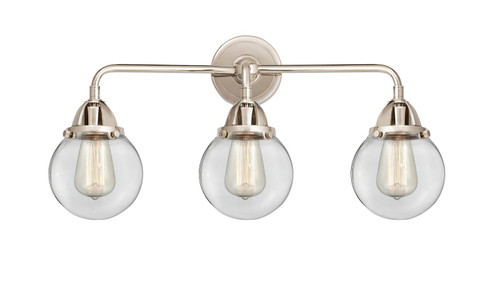 Nouveau 2 LED Bath Vanity in Polished Nickel (405|288-3W-PN-G202-6-LED)