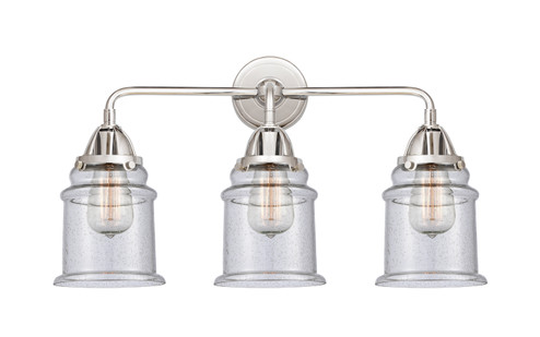 Nouveau 2 Three Light Bath Vanity in Polished Chrome (405|288-3W-PC-G184)