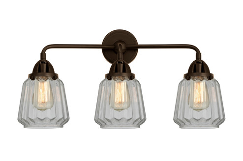 Nouveau 2 Three Light Bath Vanity in Oil Rubbed Bronze (405|288-3W-OB-G142)