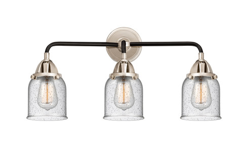 Nouveau 2 Three Light Bath Vanity in Black Polished Nickel (405|288-3W-BPN-G54)