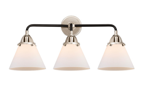 Nouveau 2 Three Light Bath Vanity in Black Polished Nickel (405|288-3W-BPN-G41)