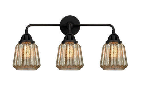 Nouveau 2 LED Bath Vanity in Matte Black (405|288-3W-BK-G146-LED)