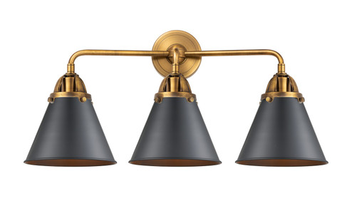 Nouveau 2 LED Bath Vanity in Brushed Brass (405|288-3W-BB-M13-BK-LED)