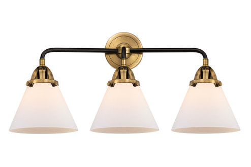 Nouveau 2 Three Light Bath Vanity in Black Antique Brass (405|288-3W-BAB-G41)