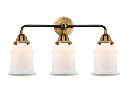 Nouveau 2 Three Light Bath Vanity in Black Antique Brass (405|288-3W-BAB-G181)