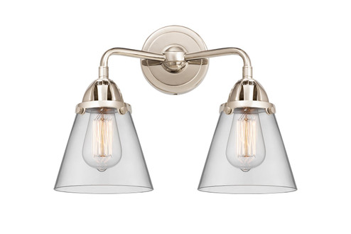Nouveau 2 LED Bath Vanity in Polished Nickel (405|288-2W-PN-G62-LED)
