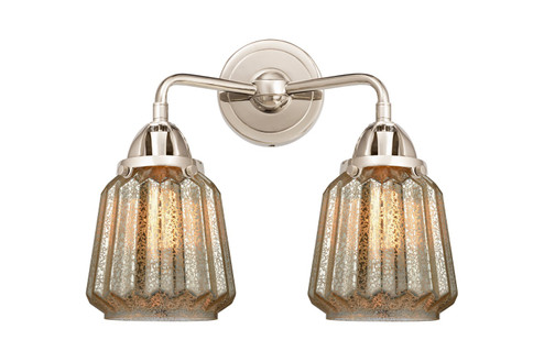 Nouveau 2 LED Bath Vanity in Polished Nickel (405|288-2W-PN-G146-LED)