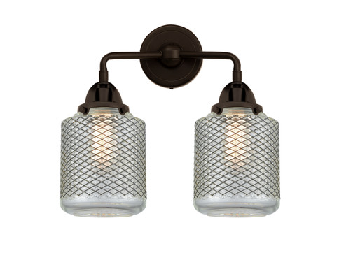Nouveau 2 Two Light Bath Vanity in Oil Rubbed Bronze (405|288-2W-OB-G262)