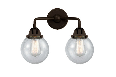 Nouveau 2 Two Light Bath Vanity in Oil Rubbed Bronze (405|288-2W-OB-G204-6)