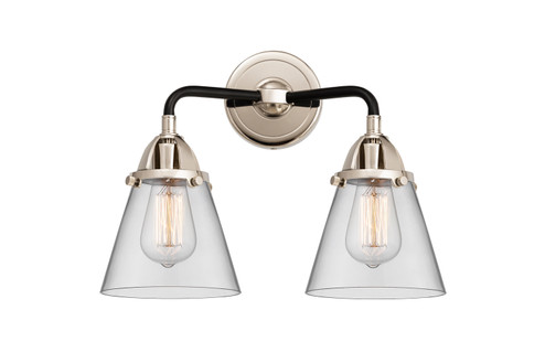 Nouveau 2 Two Light Bath Vanity in Black Polished Nickel (405|288-2W-BPN-G62)